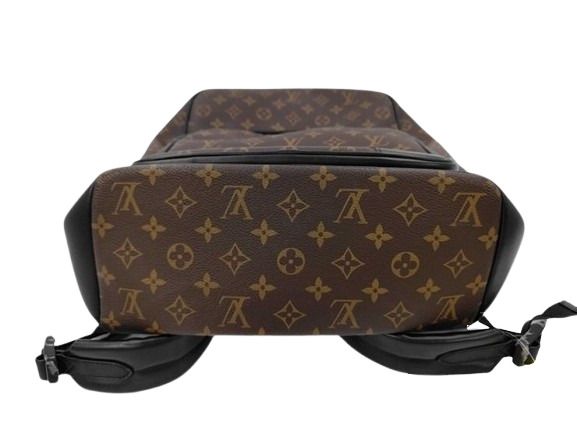 Louis Vuitton Backpack Dean Monogram Macassar Brown Black Leather — view 3