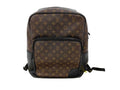 Louis Vuitton Backpack Dean Monogram Macassar Brown Black Leather