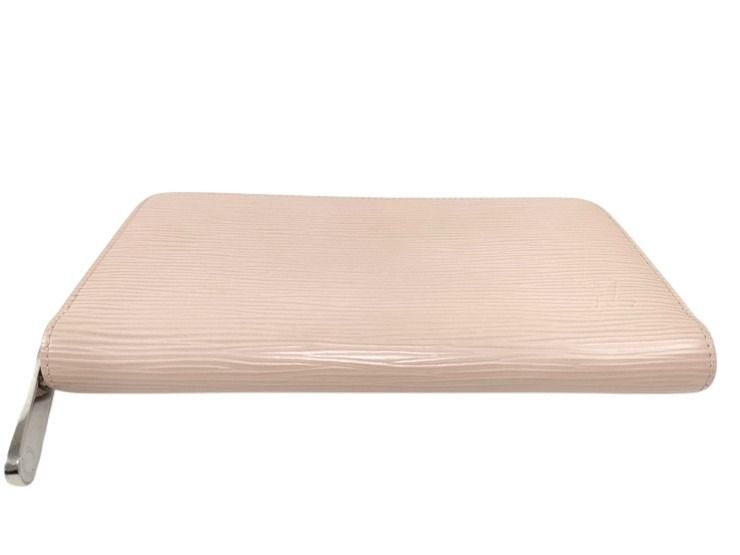 Louis Vuitton Wallet Epi Zippy Rose Ballerine Leather Zip Around Silver — view 3