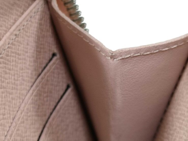 Louis Vuitton Wallet Epi Zippy Rose Ballerine Leather Zip Around Silver — view 8