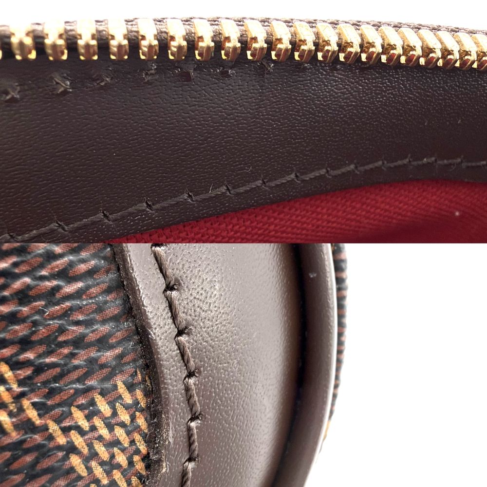 Louis Vuitton Handbag Verona PM Damier Canvas Brown Gold — view 7