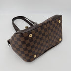 Louis Vuitton Handbag Verona PM Damier Canvas Brown Gold — view 3