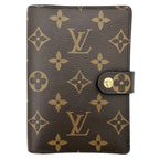 Louis Vuitton Agenda Cover Monogram PM Brown Gold
