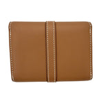 Hermes Coin Purse Glenan Compact Wallet Leather Brown Gold — view 2