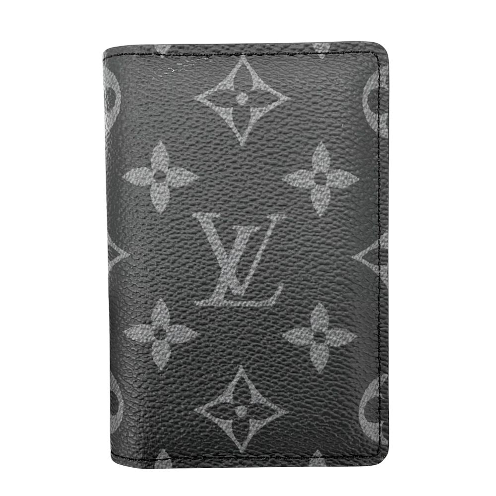 Louis Vuitton Card Case Monogram Eclipse Pocket Organizer Black