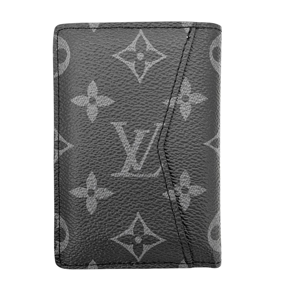 Louis Vuitton Card Case Monogram Eclipse Pocket Organizer Black — view 2