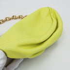 Bottega Veneta Shoulder Bag the Pouch Chain Leather Yellow Gold — view 8