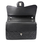 Chanel Shoulder Bag Quilted 30 Maxi Double Chain Flap Crossbody CC Logo — view 4