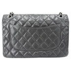 Chanel Shoulder Bag Quilted 30 Maxi Double Chain Flap Crossbody CC Logo — view 2