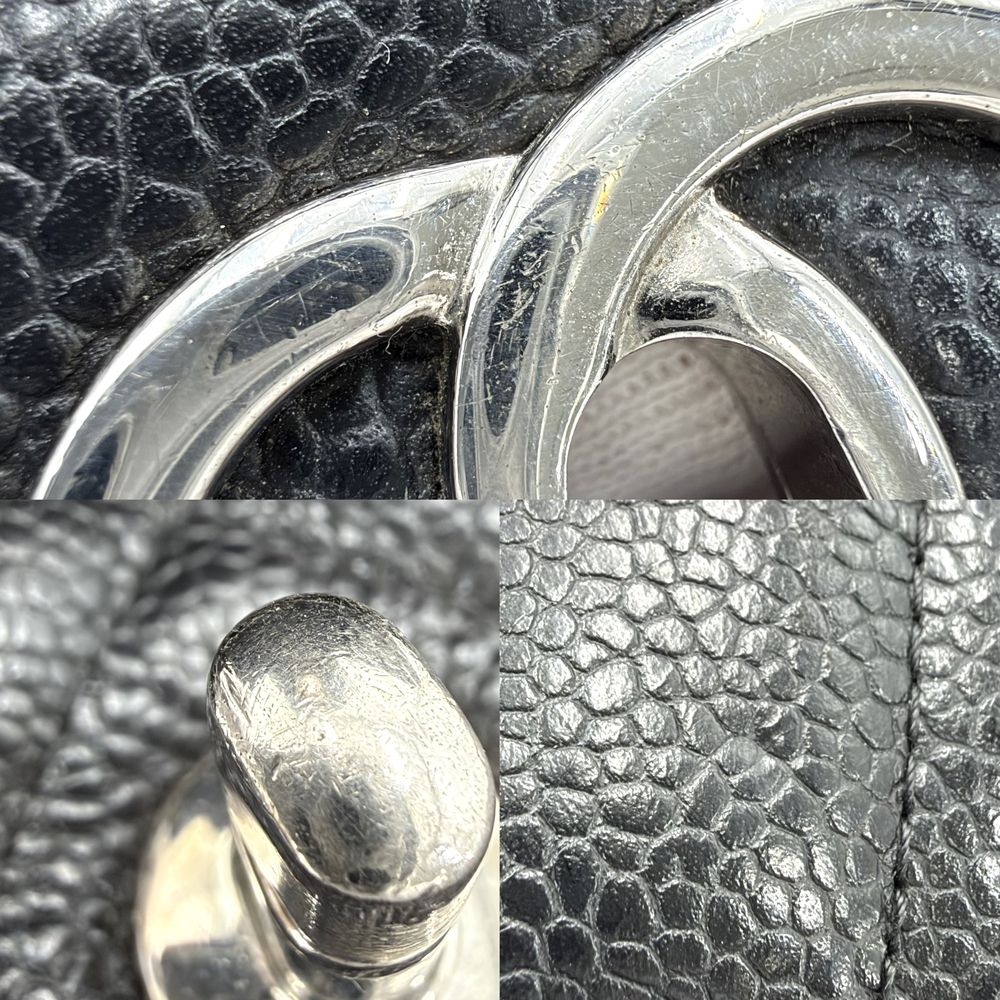 Chanel Shoulder Bag Quilted 30 Maxi Double Chain Flap Crossbody CC Logo — view 8
