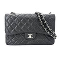 Chanel Shoulder Bag Quilted 30 Maxi Double Chain Flap Crossbody CC Logo