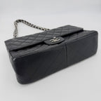 Chanel Shoulder Bag Quilted 30 Maxi Double Chain Flap Crossbody CC Logo — view 3
