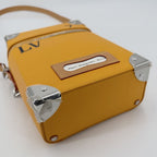 Louis Vuitton 2-Way Vertical Box Trunk Logo Shoulder Crossbody Bag Calfskin — view 3