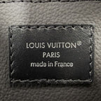 Louis Vuitton Clutch Monogram Eclipse Locker Dopp Kit Second Leather Black — view 5