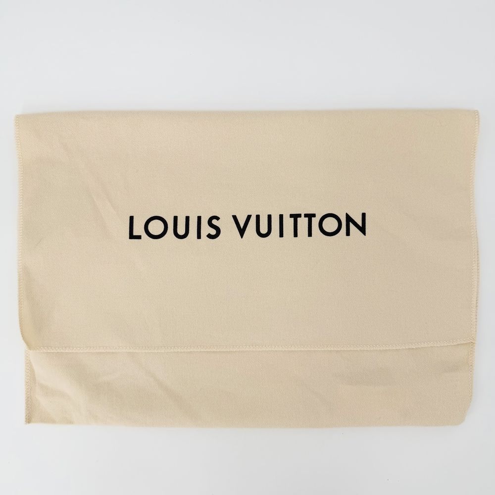 Louis Vuitton Clutch Monogram Eclipse Locker Dopp Kit Second Leather Black — view 7