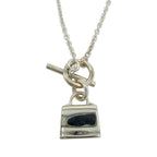 Hermes Pendant Amulette Kelly Bag Motif 925 Sterling Silver — view 2