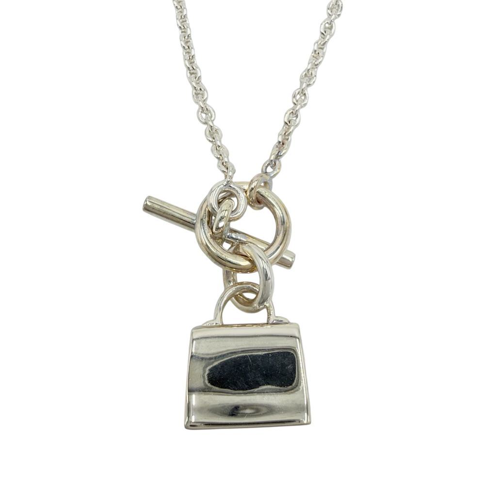 Hermes Pendant Amulette Kelly Bag Motif 925 Sterling Silver — view 2