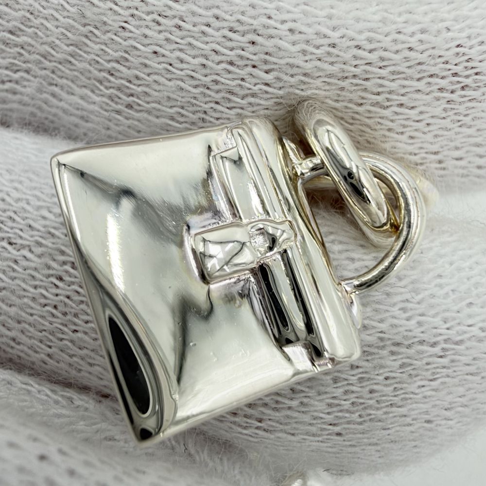 Hermes Pendant Amulette Kelly Bag Motif 925 Sterling Silver — view 6