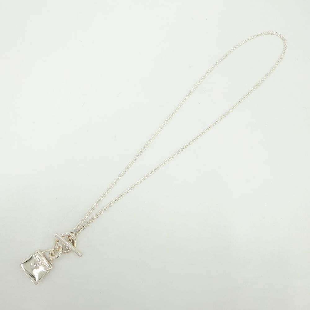 Hermes Pendant Amulette Kelly Bag Motif 925 Sterling Silver — view 5