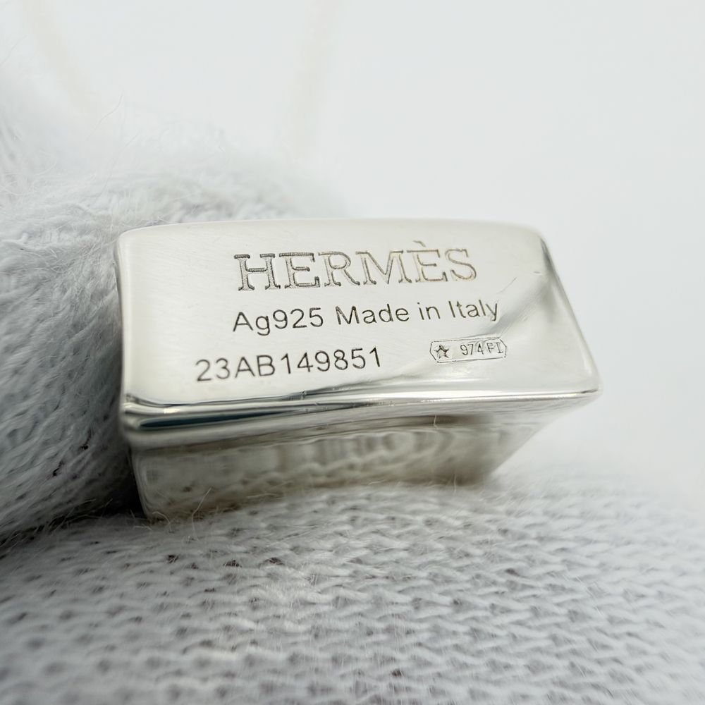 Hermes Pendant Amulette Kelly Bag Motif 925 Sterling Silver — view 4