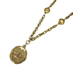 Chanel Necklace CC Logo Long Gold Plated — view 2