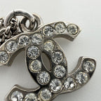 Chanel Necklace CC Logo Rhinestone — view 8