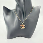 Chanel Necklace CC Logo Vintage Rhinestone 07A — view 3