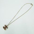 Chanel Necklace CC Logo Vintage Rhinestone 07A — view 5