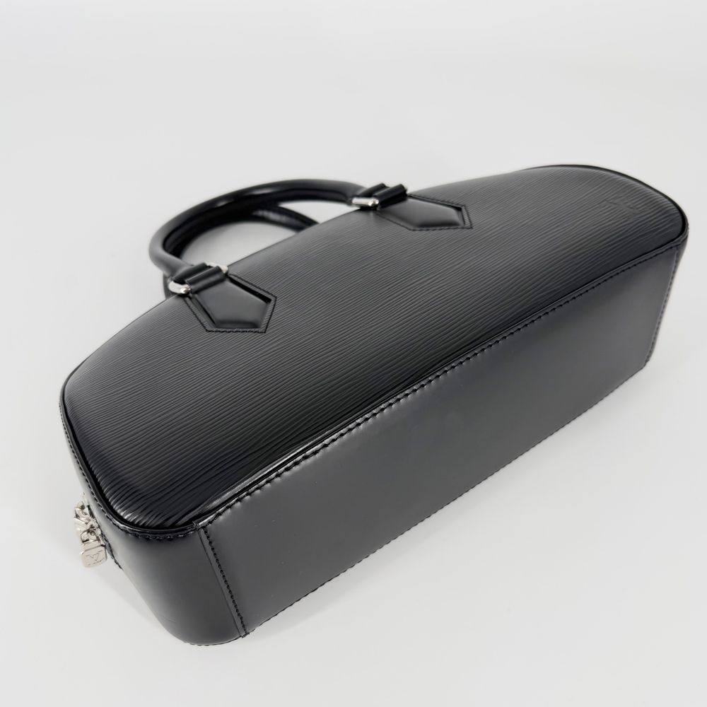 Louis Vuitton Handbag Jasmine Noir Epi Leather Black Silver — view 3
