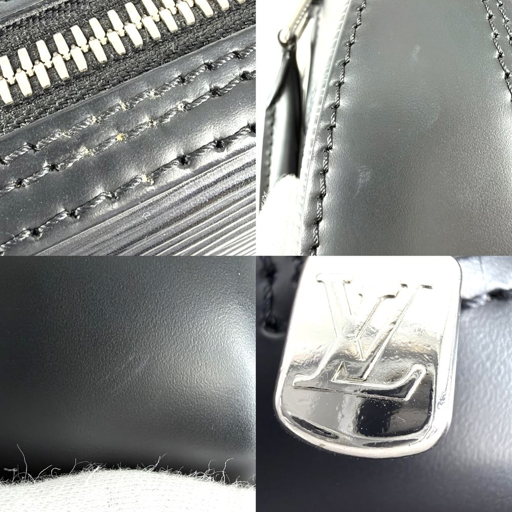 Louis Vuitton Handbag Jasmine Noir Epi Leather Black Silver — view 6