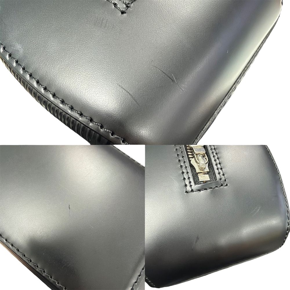 Louis Vuitton Handbag Jasmine Noir Epi Leather Black Silver — view 8
