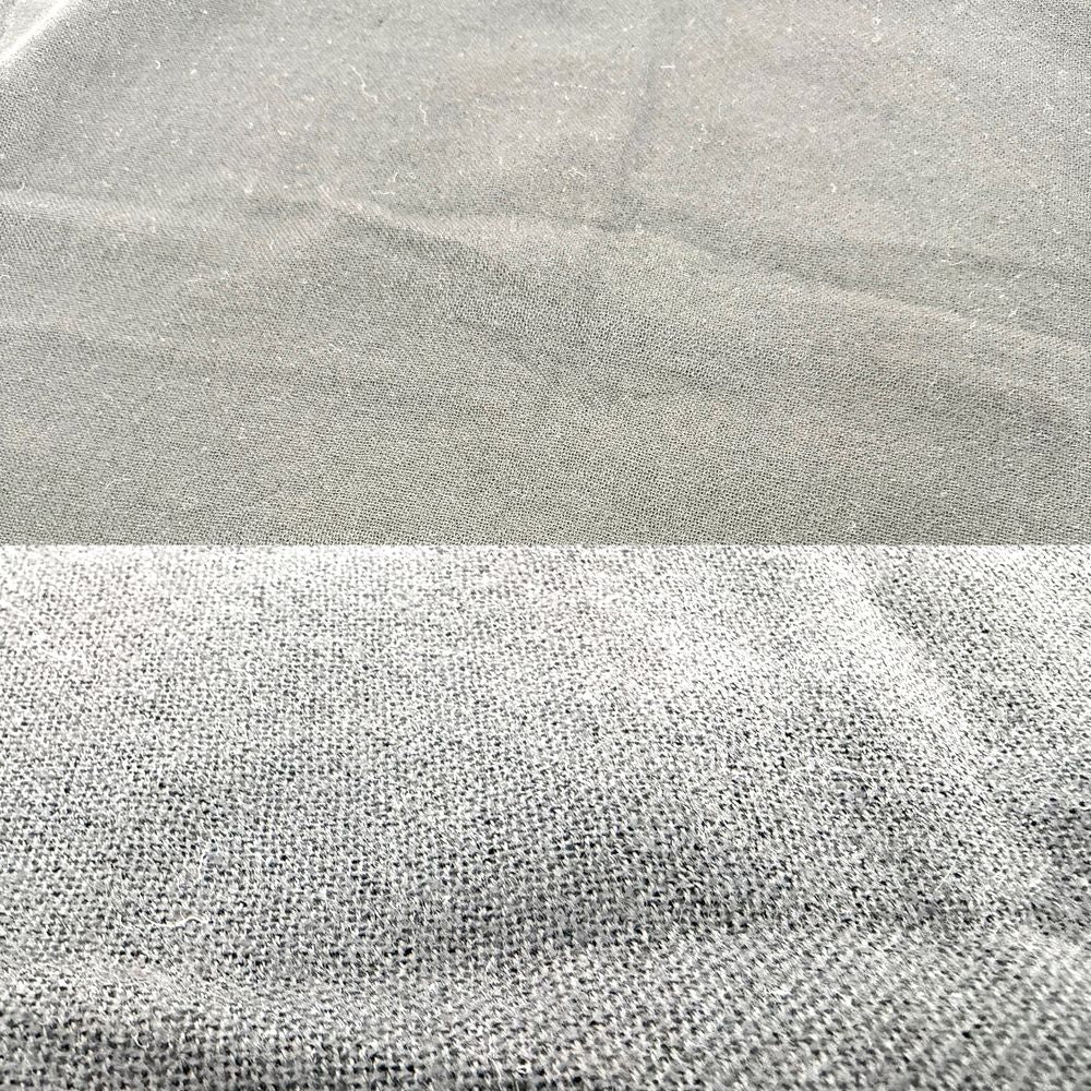 Chanel Shawl Logo Line Scarf Cashmere Black Autumn Winter — view 4