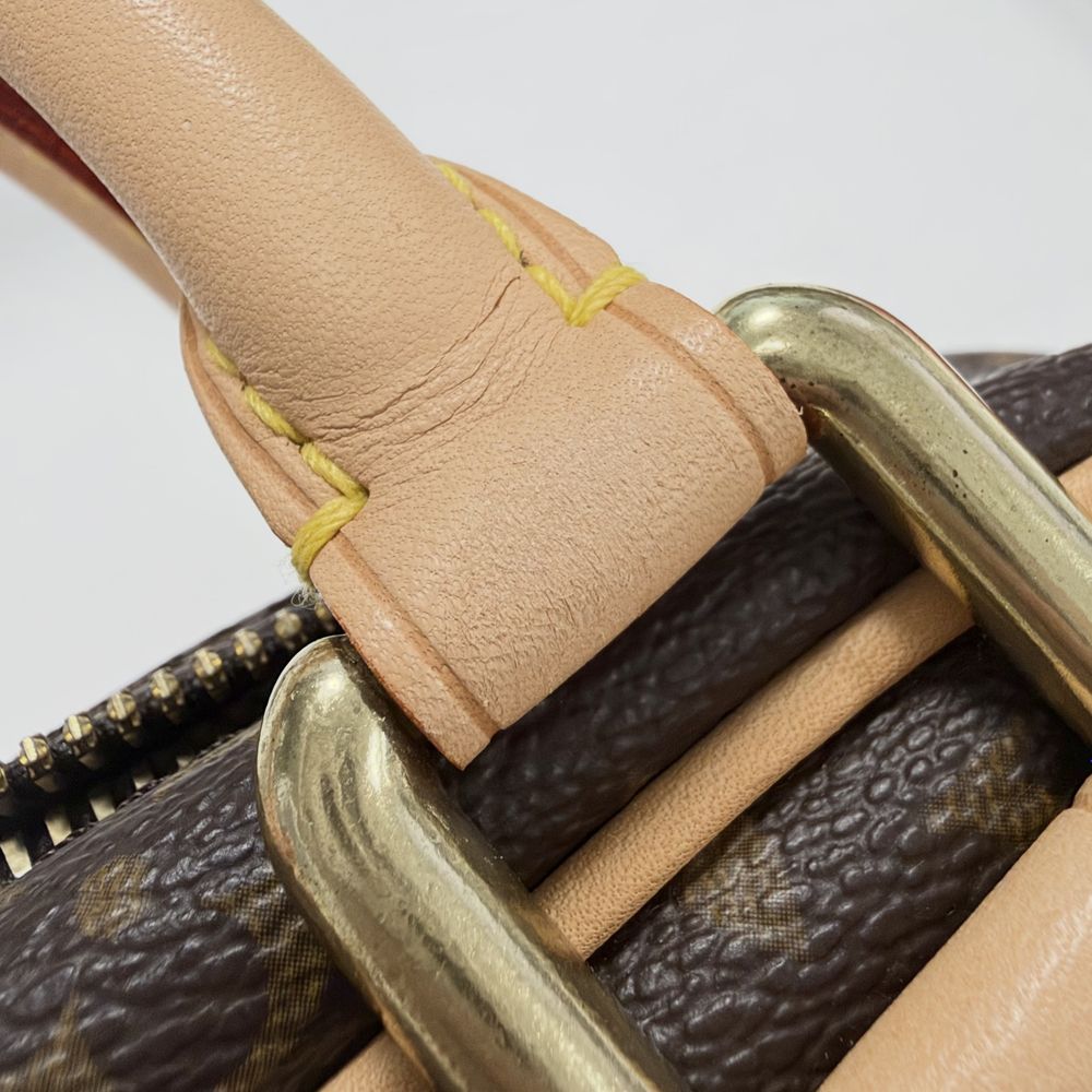 Louis Vuitton Handbag Manhattan PM Monogram Canvas Brown Gold — view 8