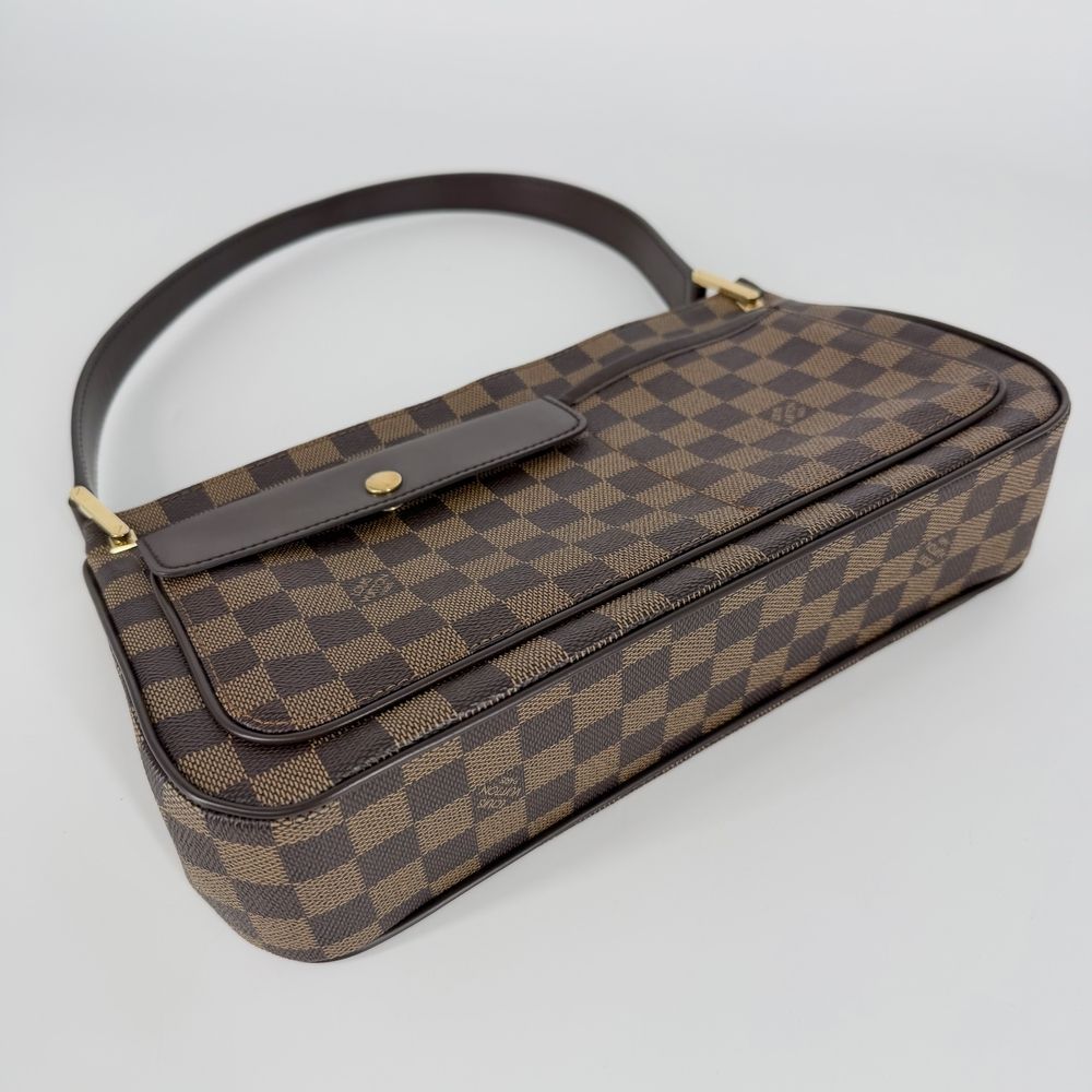 Louis Vuitton Shoulder Bag Damier Canvas Brown Gold — view 3