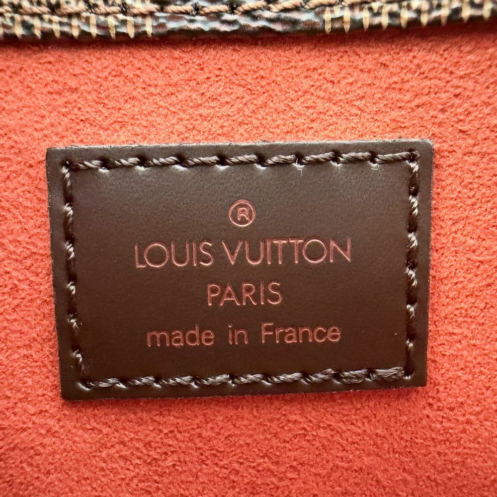 Louis Vuitton Shoulder Bag Damier Canvas Brown Gold — view 7