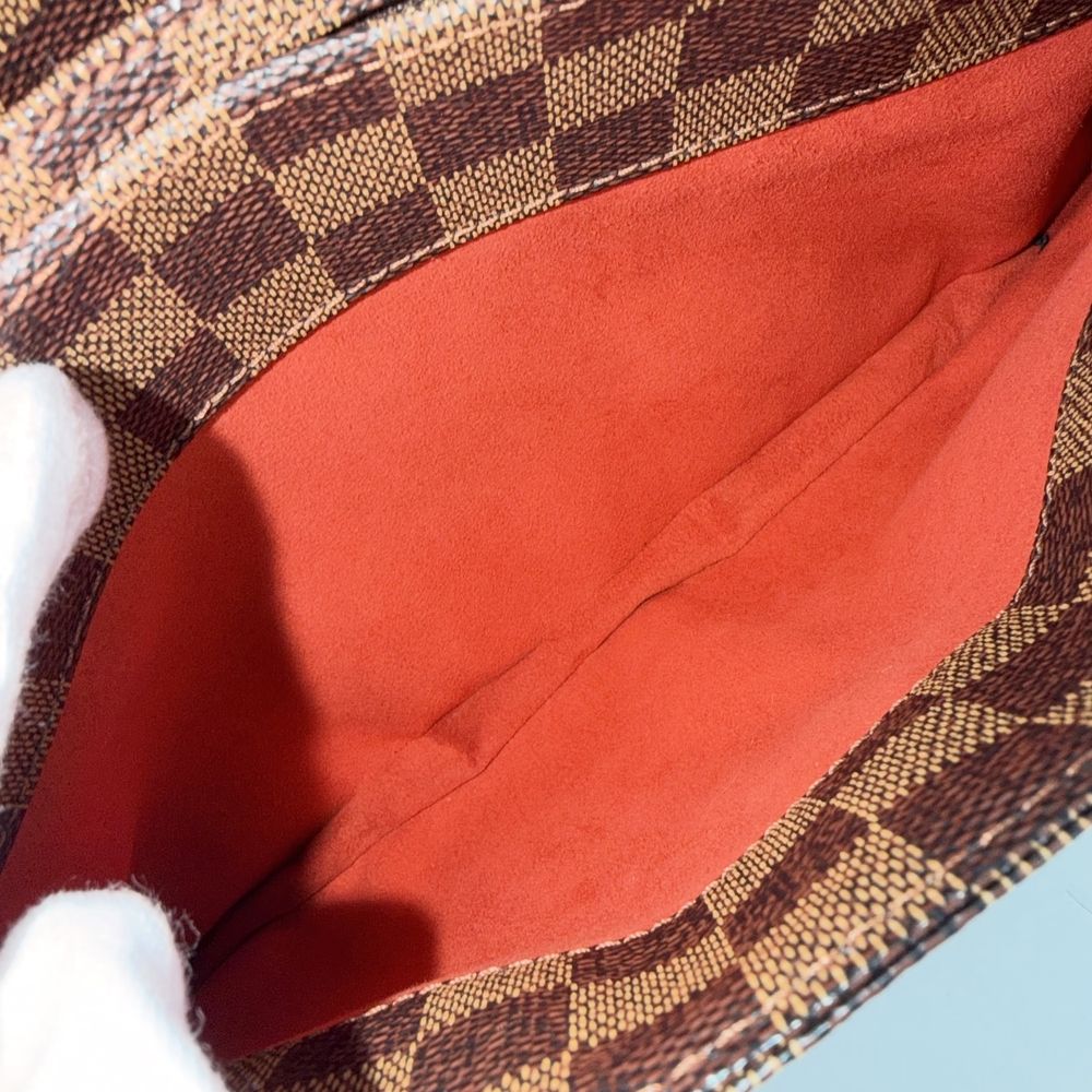 Louis Vuitton Shoulder Bag Damier Canvas Brown Gold — view 5