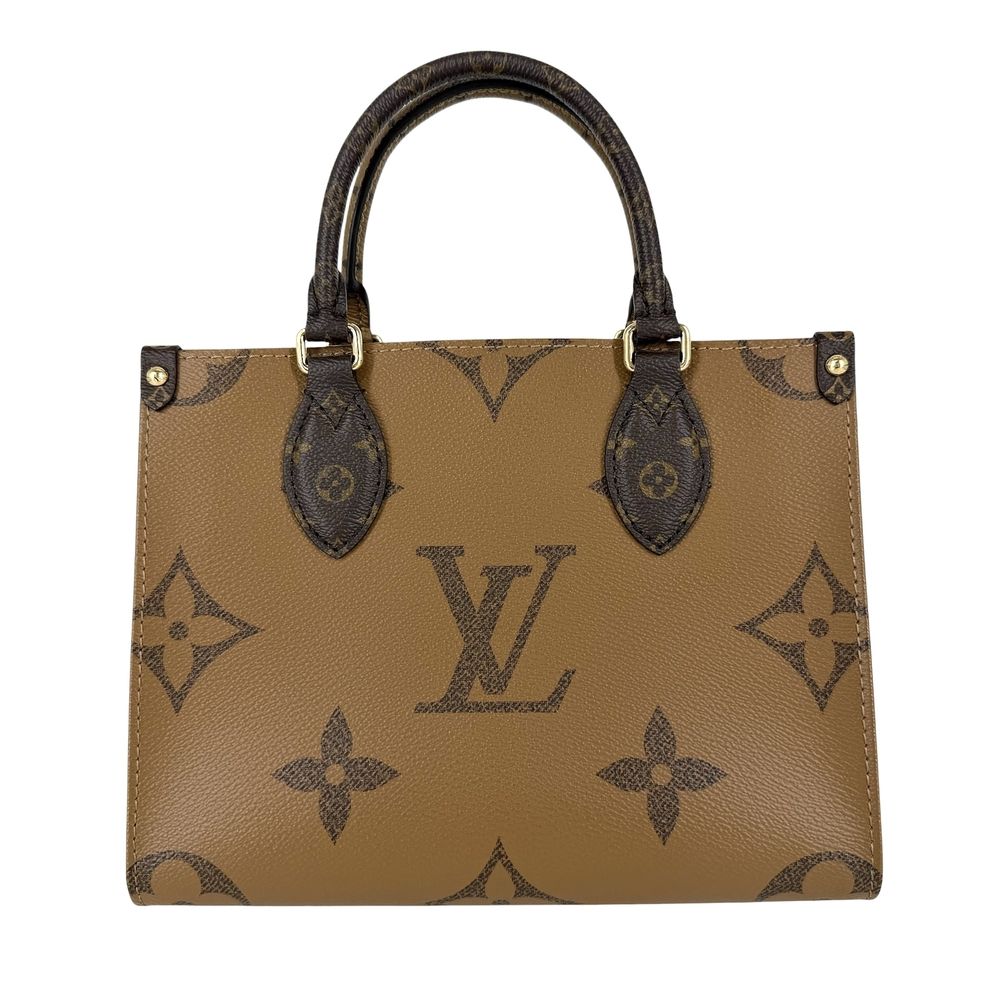 Louis Vuitton 2-Way Monogram Reverse On The Go PM Shoulder Bag Crossbody Canvas — view 2