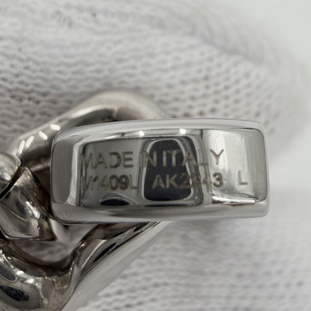 Louis Vuitton Bracelet Monogram LV Mosaic L Metal Silver — view 3