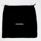 Chanel Handbag Quilted CC Logo Turnlock Top Handle Caviar Leather Black Gold — view 8