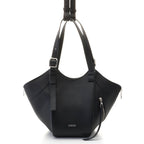 Loewe Hammock Flip Black Leather Shoulder Bag