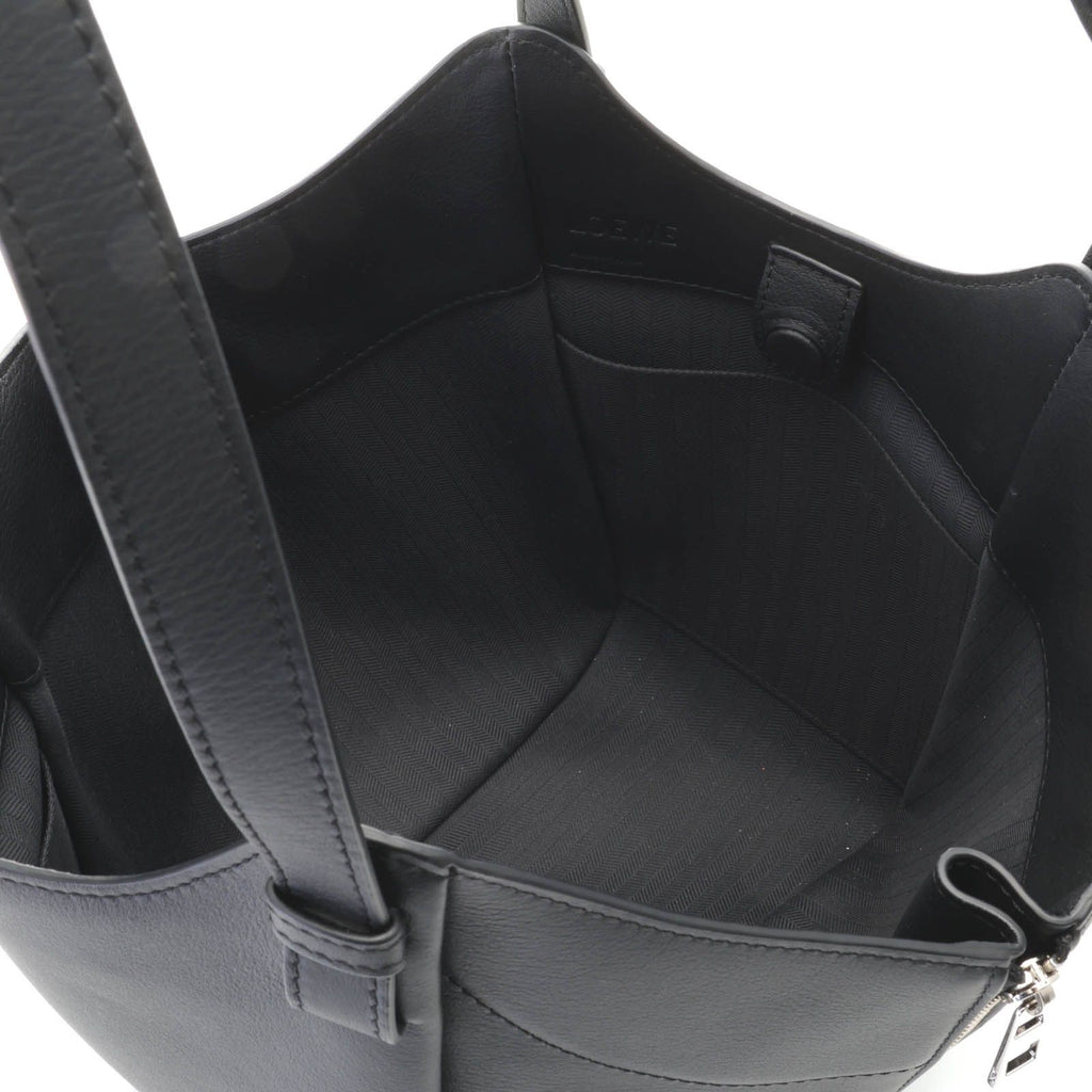 Loewe Hammock Flip Black Leather Shoulder Bag — view 7