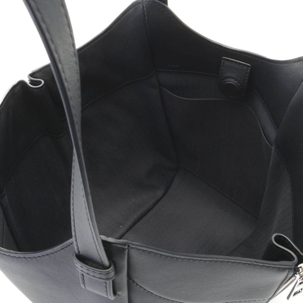 Loewe Hammock Flip Black Leather Shoulder Bag — view 8