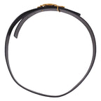 Saint Laurent Belt Leather YSL Logo Buckle 85 Black — view 4