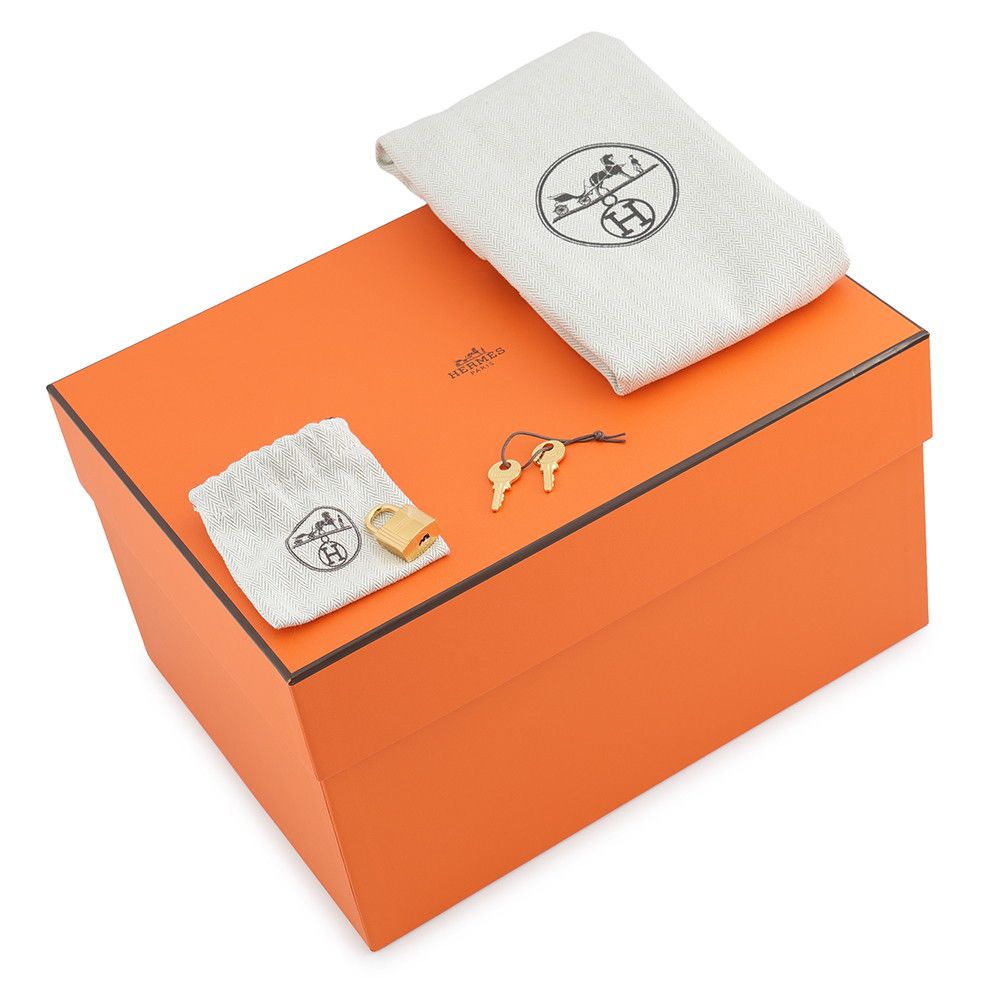 Hermes Handbag Picotin Lock PM Etoupe Gold Taurillon Clemence Tote — view 7