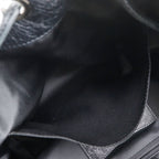 Chanel on the Road Wild Stitch Drawstring Leather Black Shoulder Bag — view 7
