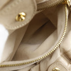 Louis Vuitton Stratus PM Monogram Olympe Lambskin Ecru Beige Tote Bag — view 7
