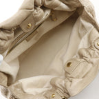 Louis Vuitton Stratus PM Monogram Olympe Lambskin Ecru Beige Tote Bag — view 6