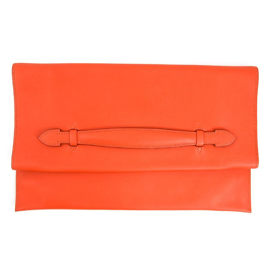 Hermes Clutch Puripura Red