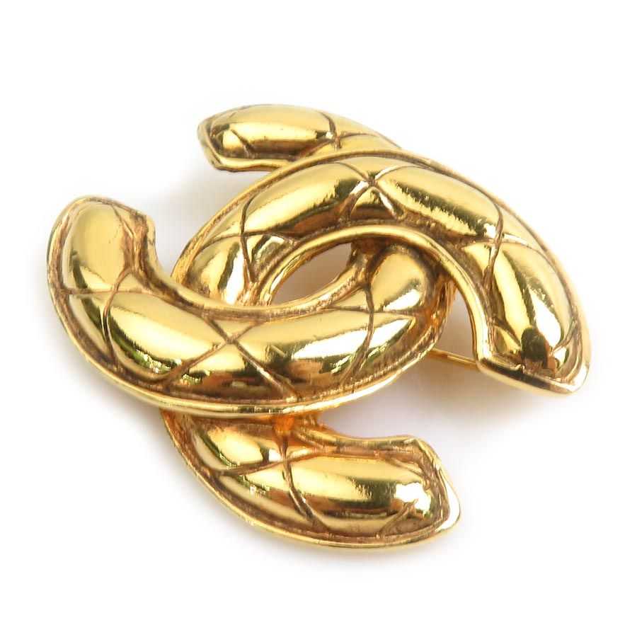 Chanel Brooch CC Logo — view 2