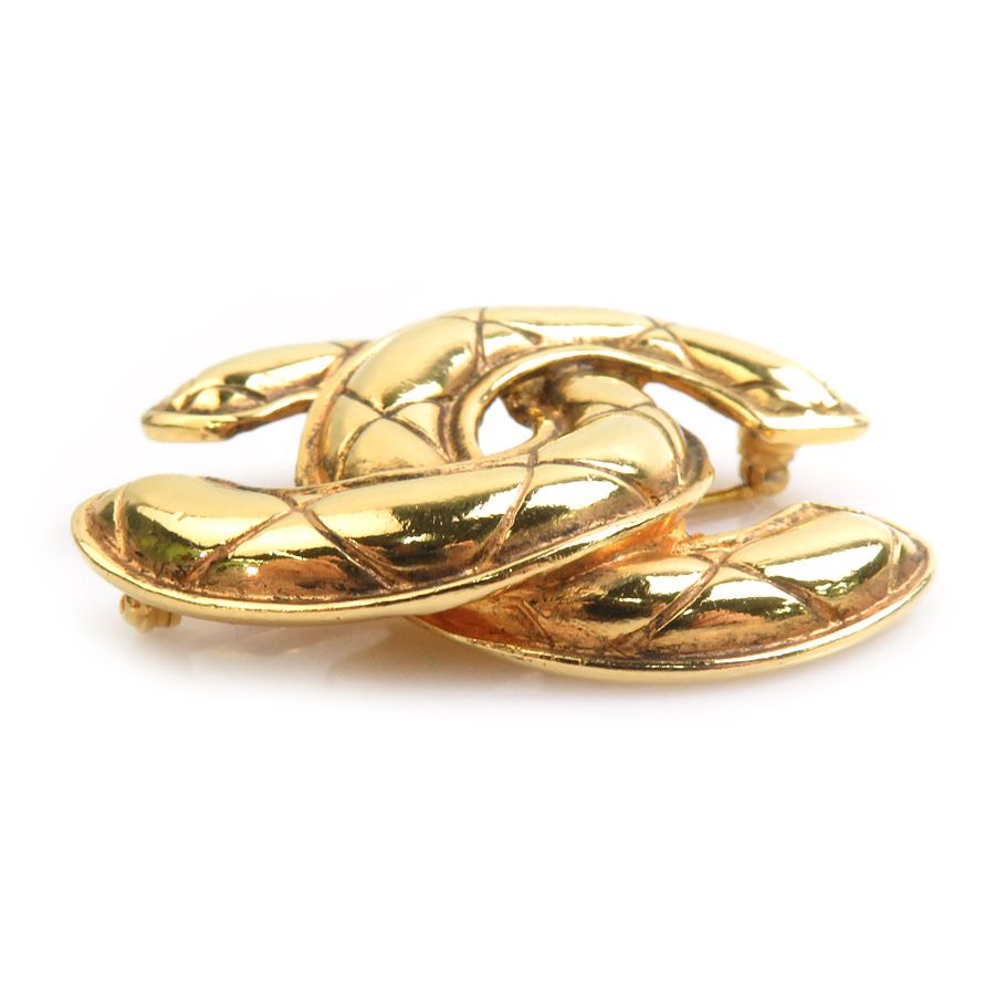 Chanel Brooch CC Logo — view 3